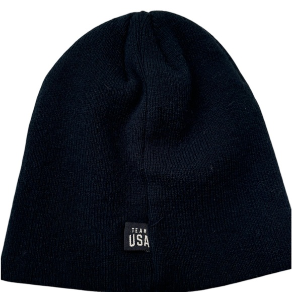 Navy Blue authentic Team USA Olympic skull beanie hat - Picture 3 of 7